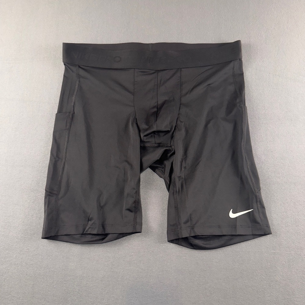 Nike Pro Dri-FIT Mens Black Compression Training Shorts FB7963-010 XXL NWT